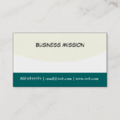 On The Deep Marketing Manager   Modern Masculine Business Card (Back)