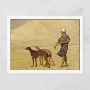 On the Desert by Jean-Leon Gerome Postcard