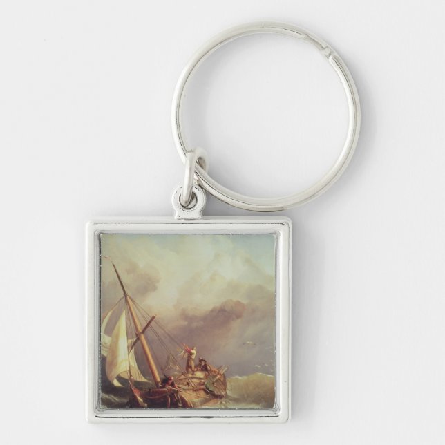 On the Dogger Bank, 1846 Keychain (Front)