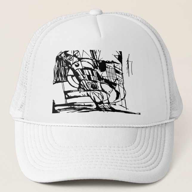 ON THE EDGE 2008 SVG TRUCKER HAT (Front)