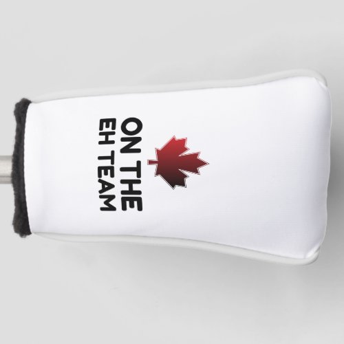 on the eh team golf head cover