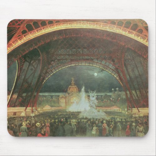 On the esplanade of the Champs de Mars Mouse Pad