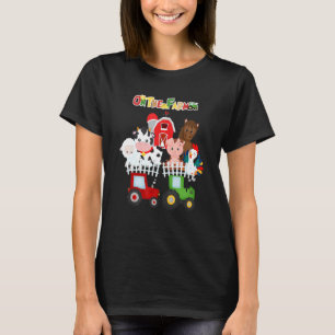 On The Farm Barnyard Farm Animals Cute Toddler Boy T-Shirt