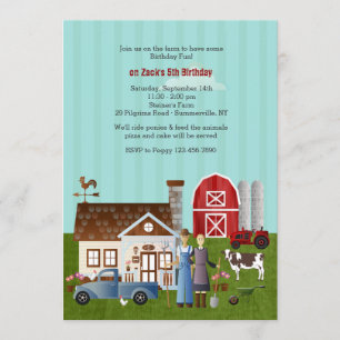 On The Farm Invitation