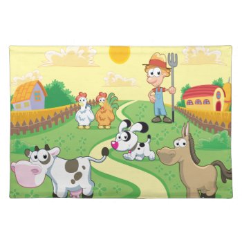 On The Farm Placemat by KitchenShoppe at Zazzle