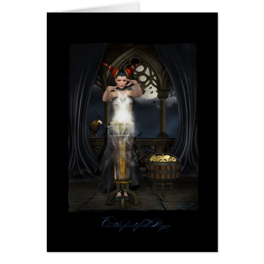On the first full moon cards (Front)
