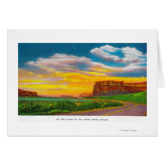 On the floor of the Upper Grand Coulee Dam (Front Horizontal)