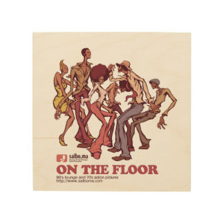 ON THE FLOOR WOOD WALL ART