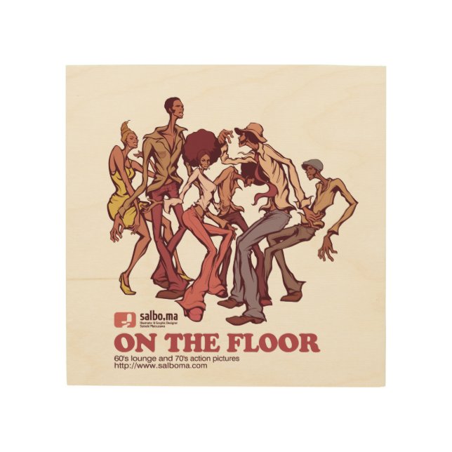 ON THE FLOOR WOOD WALL ART (Front)