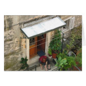 On the front stoop (Front Horizontal)