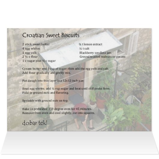 On the front stoop cards (Inside Horizontal (Top))
