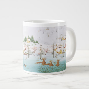 On the Frozen Lake 1987 Giant Coffee Mug
