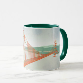 On The Golden Gate Bridge Mug