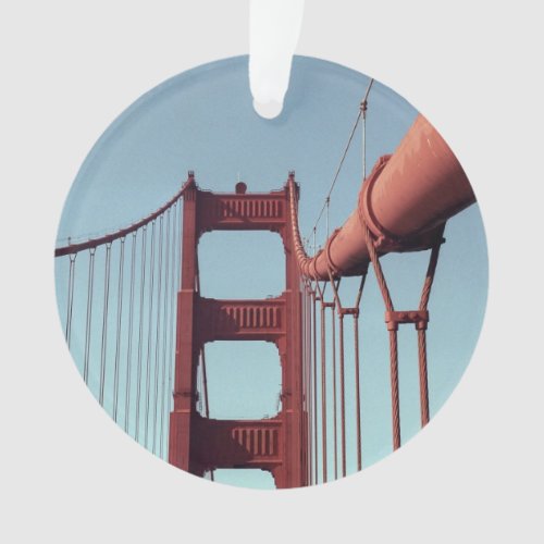 On The Golden Gate Bridge Ornament