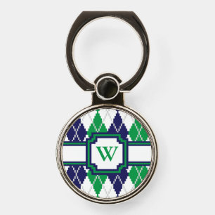 On the Green Argyle Phone Ring