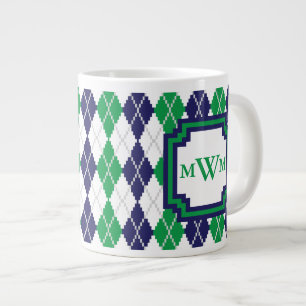On the Green Argyle Specialty Mug