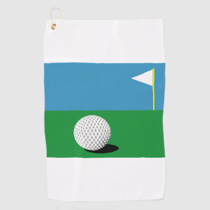 ON THE GREENS GOLF TOWEL