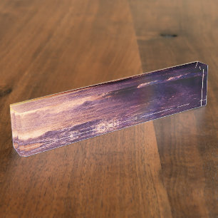 On the Horizon of the Infinite Fractalscape Desk Name Plate