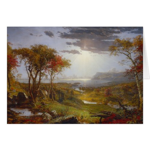 On the Hudson River 1860 oil on canvas