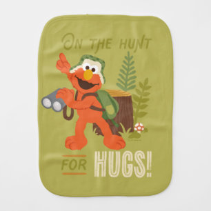 On The Hunt For Hugs Baby Burp Cloth