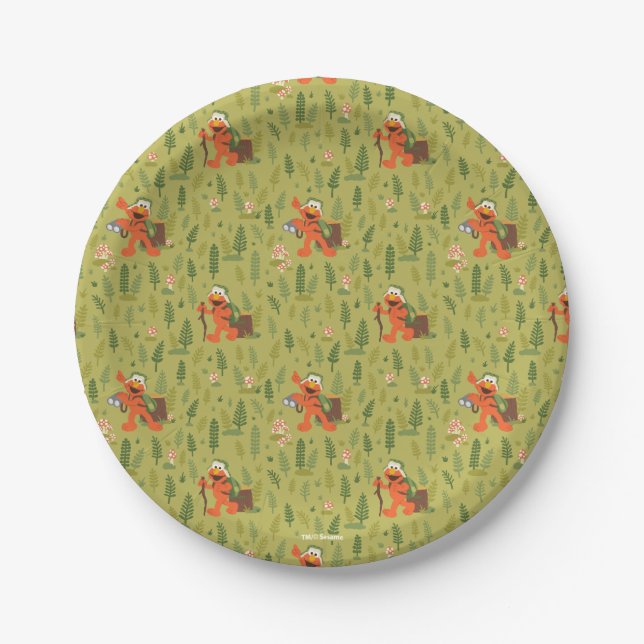 On The Hunt For Hugs Pattern Paper Plates (Front)