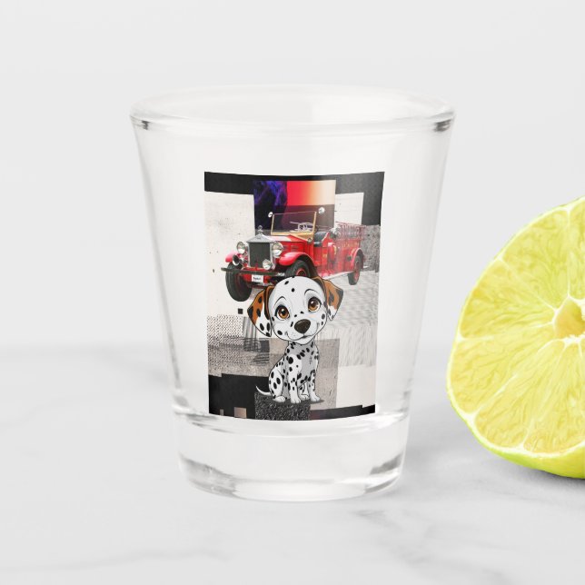 ON THE JOB TRAINING SHOT GLASS (Front)