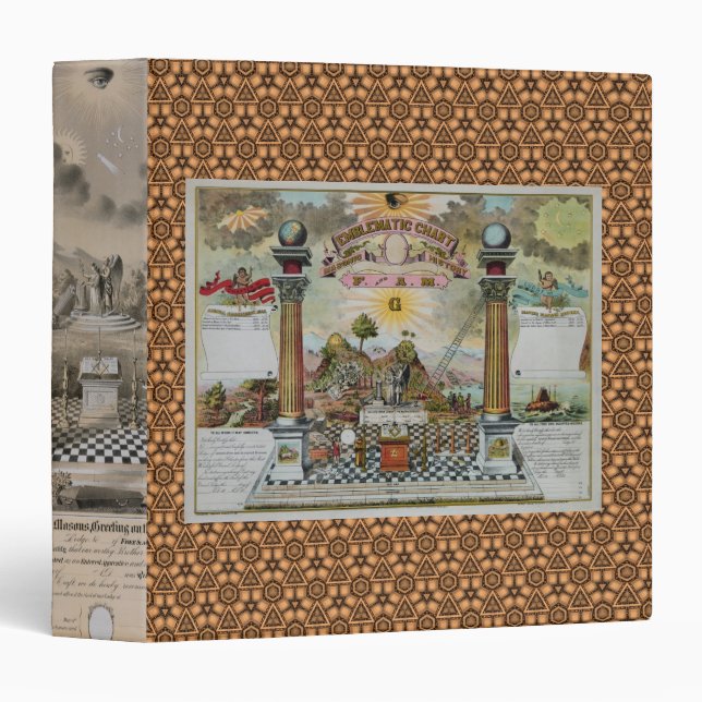 On The Level, By The Square Binder (Front/Spine)