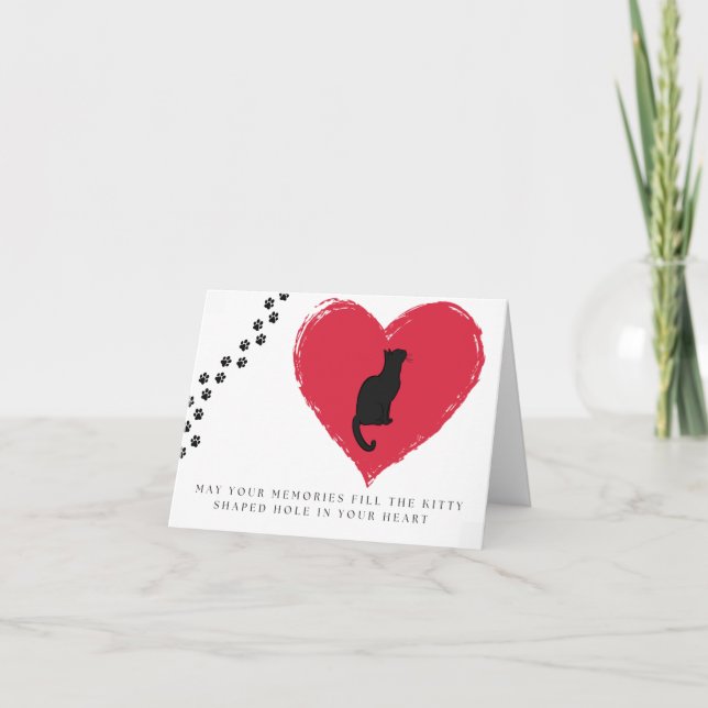 On the Loss of your Cat  Card (Front)