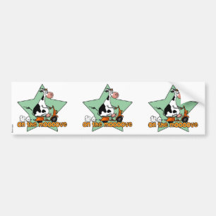 on the moooove scrapbook sticker