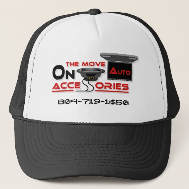 On The Move Auto Trucker Hat (Front)