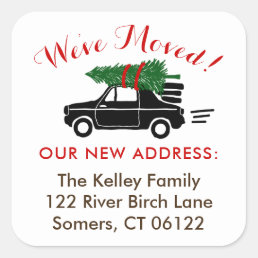 On The Move, Holiday Personalized Address Sticker