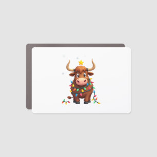 On The Naughty List And Reget Nothing Christmas Hi Car Magnet