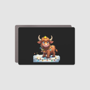 On The Naughty List And Reget Nothing Christmas Hi Car Magnet