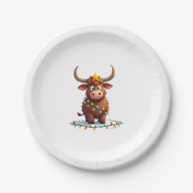 On The Naughty List And Reget Nothing Christmas Hi Paper Plates (Front)
