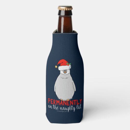 On The Naughty List Bottle Cooler