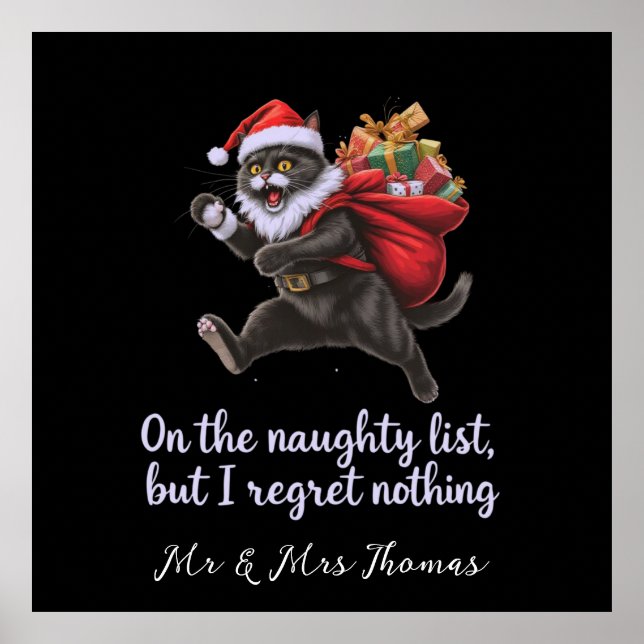  On the Naughty List, But I Regret Nothing  Poster (Front)