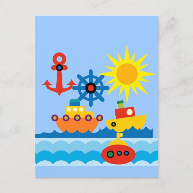 On the Ocean Postcard (Front)