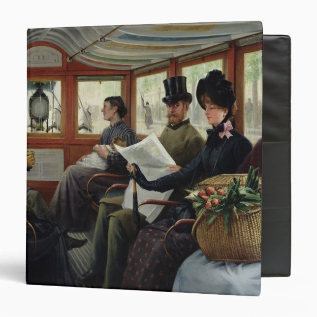 On the Omnibus, 1880 Binder (Front/Inside)