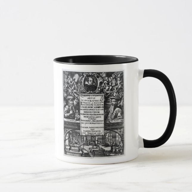 'On the Origin and History of Typography' Mug (Right)