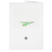 On the Picket Fence Greeting Gard (Back)