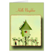 On the Picket Fence Greeting Gard (Front)