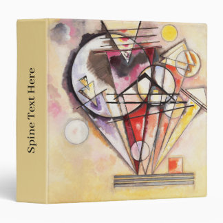 On the Points by Wassily Kandinsky 3 Ring Binder