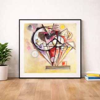 On the Points by Wassily Kandinsky Poster