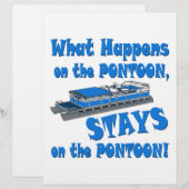 On the pontoon (Front/Back)