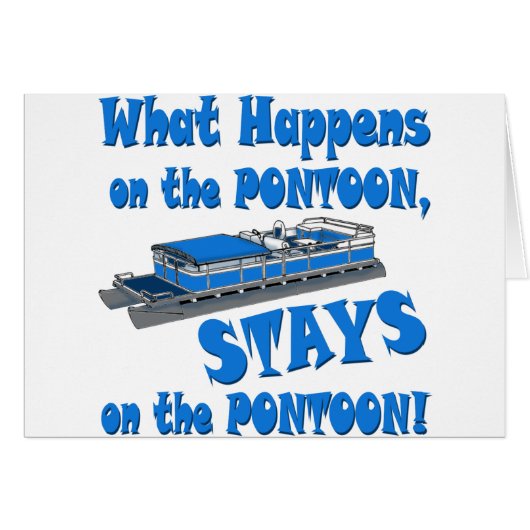 On the pontoon cards (Front Horizontal)