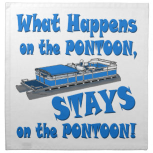 On The Pontoon Cloth Napkin