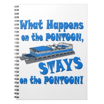 On The Pontoon Notebook by Shaneys at Zazzle