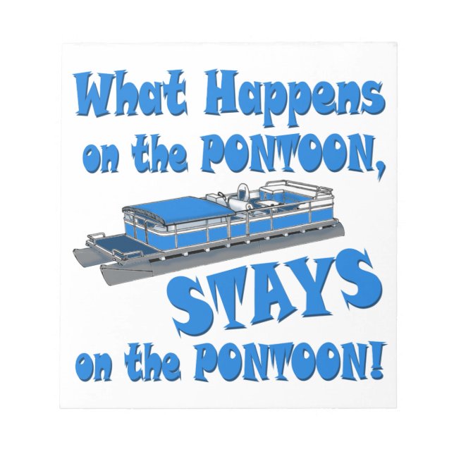 On The Pontoon Notepad (Front)