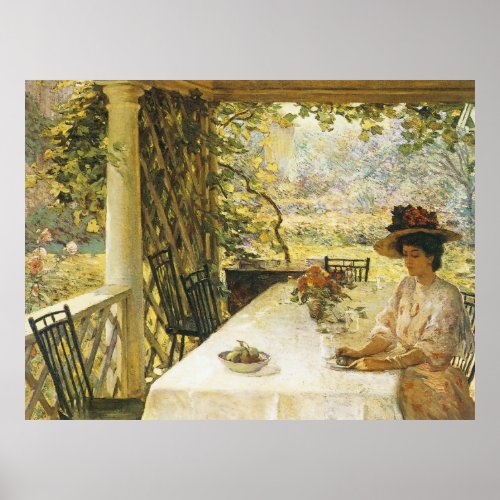 On the Porch William Chadwick Poster