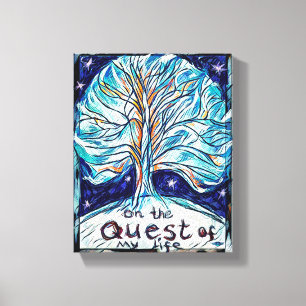 On the Quest of My Life, Tree of Life Canvas Print